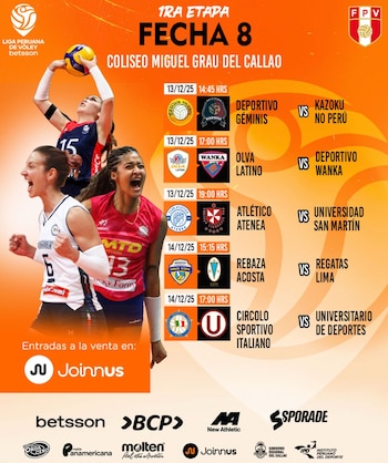 Programación de la fecha 8