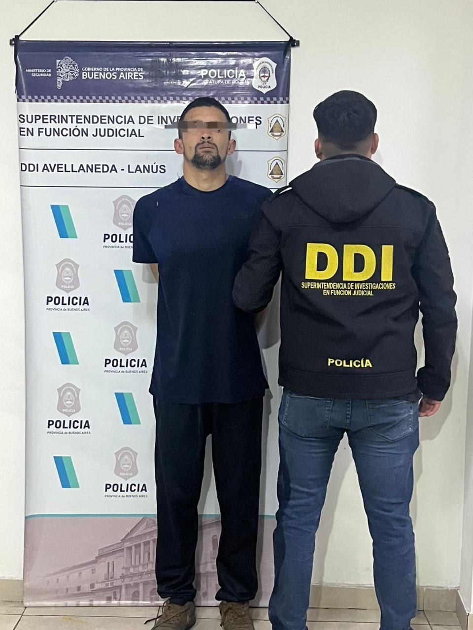 Néstor Fabián Ríos, detenido por el crimen del policía en Lanús