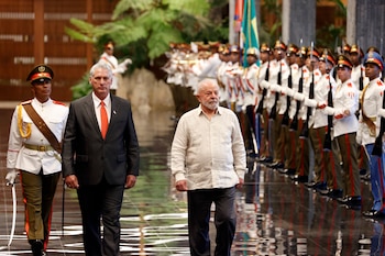 Mientras se profundiza la crisis en la isla, el dictador Miguel Diaz-Canel (continúa con sus giras internacionales