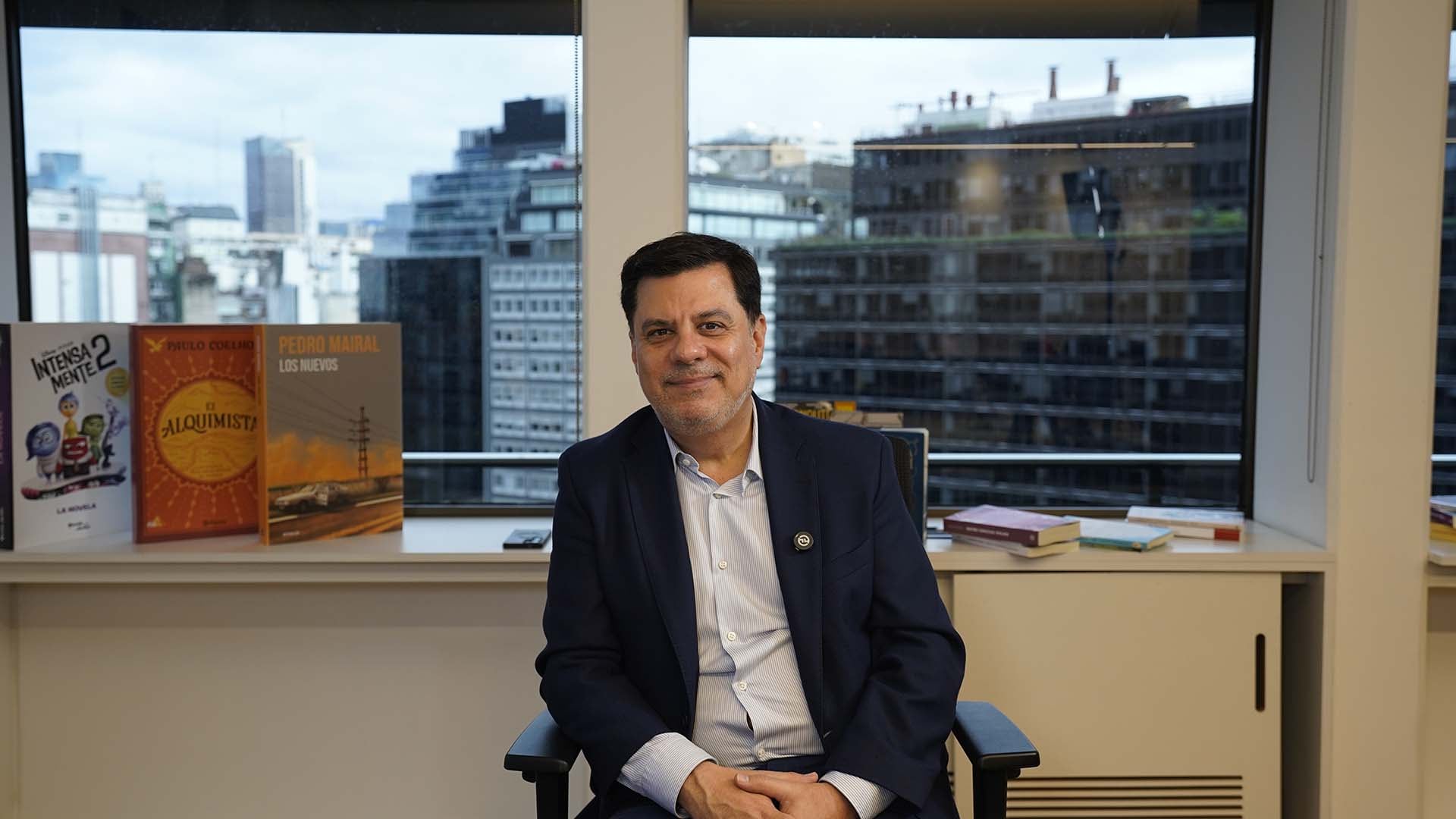 José Calafell, CEO de Grupo Planeta en América, durante su visita a Buenos Aires por la Feria del Libro