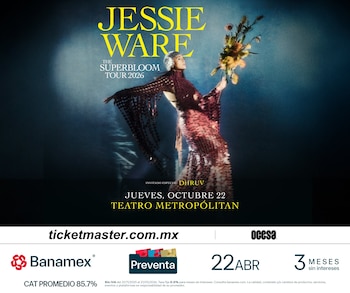 La gira The Superbloom Tour acompaña el lanzamiento mundial del nuevo álbum Superbloom de Jessie Ware bajo el sello EMI Records (Ocesa)