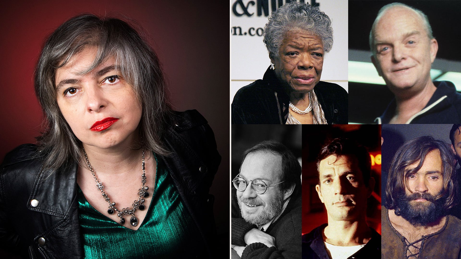 Mariana Enriquez, Maya Angelou, Truman Capote, Michael Herr, Jack Kerouac y Charles Manson