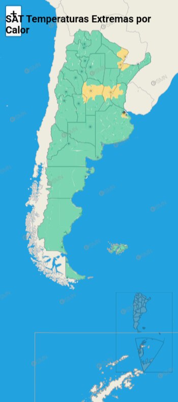 Alerta por calor en el