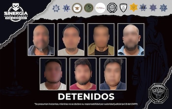 Los cateos simultáneos se realizaron en Querétaro, El Marqués, San Juan del Río, Tequisquiapan, Pedro Escobedo y Amealco. (Crédito: X|@fiscaliaqro)