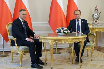 El presidente polaco Andrzej Duda