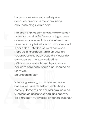 La carta de Claudio Chiqui Tapia por la final del Mundial