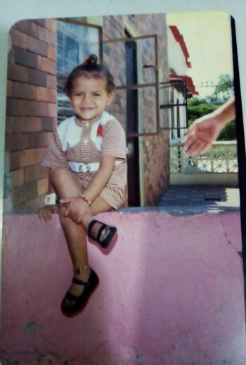 Una foto de cuando era