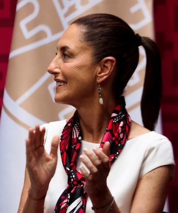 Outgoing Mexico City Mayor Claudia