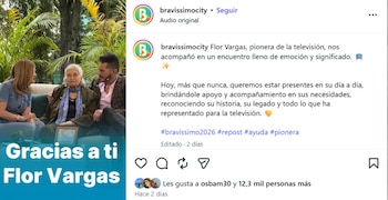 A las limitaciones físicas se suman otras necesidades médicas, como el tratamiento de un glaucoma y la atención odontológica pendiente - crédito captura de pantalla @bravissimocity / Instagram