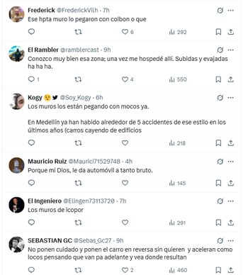 Algunos comentarios que se leyeron