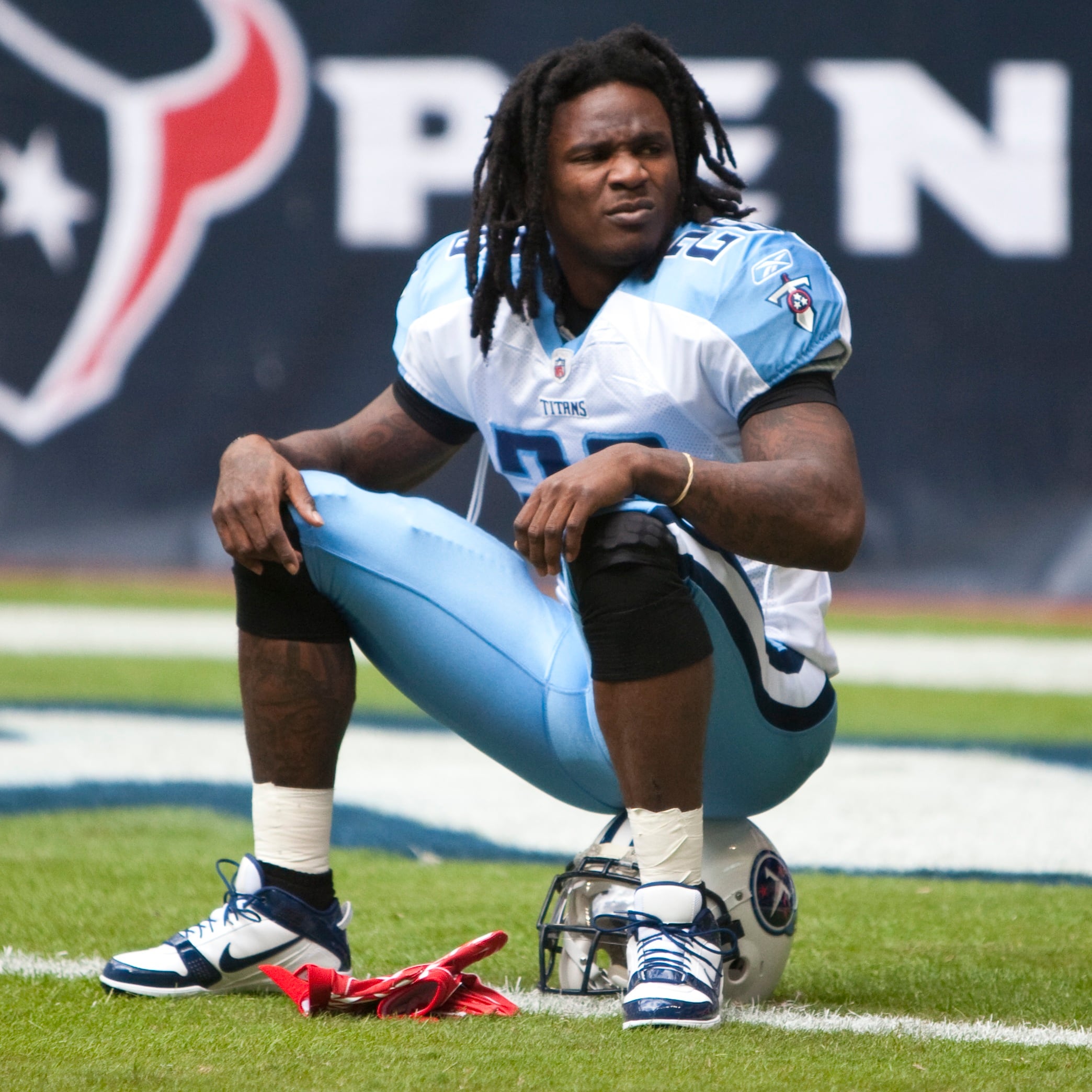 Chris Johnson construyó una carrera de 10 temporadas en la NFL con los Tennessee Titans, los New York Jets y los Arizona Cardinals (Wikipedia)