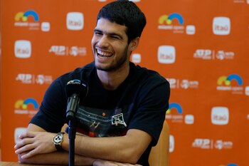 El tenista español Carlos Alcaraz