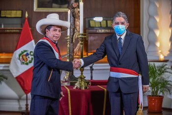 Fotografía cedida hoy por la