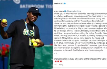 La denuncia de Mari Osaka