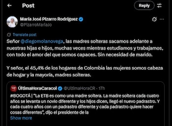 María José Pizarro arremetió en