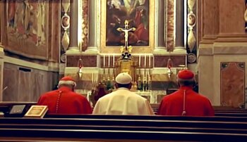 Momento histórico: Jorge Bergoglio, flamante