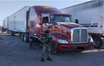 El conductor del tractocamión fue