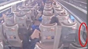 Detalle de las esquirlas en otro de los vídeos analizados por la CIAF (CIAF)