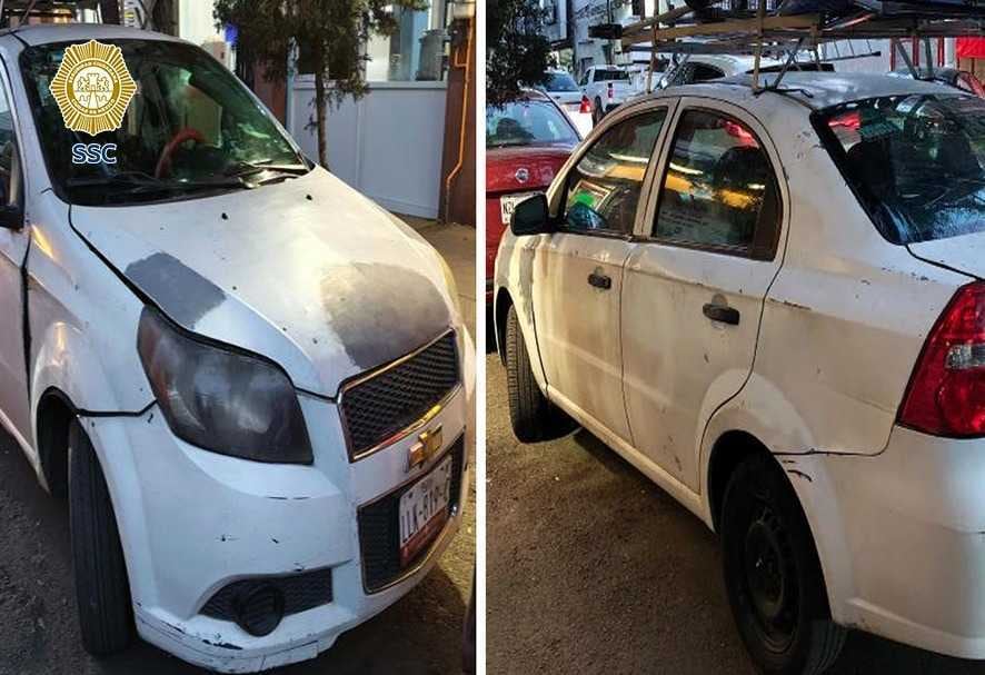 Los sujetos, con antecedentes penales, forman parte de una célula delictiva dedicada al narcomenudeo. Foto: SSC-CDMX