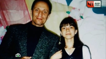 Popkov junto a su hija,