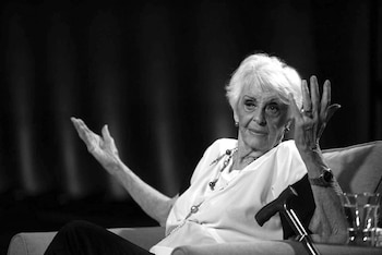 Graciela Fernández Meijide durante