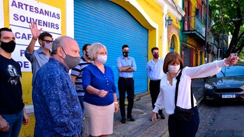 Patricia Bullrich, con Silvina Giudici