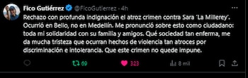 Alcalde de Medellín se refirió