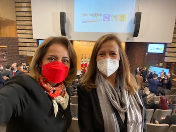 Margarita Zavala estuvo en la