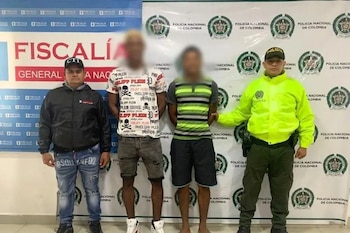 La captura de dos jóvenes