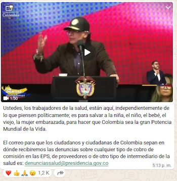 El correo de la Presidencia