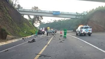 Choque autopista Siglo XXI Michoacán
