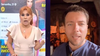 Magaly Medina responde a Julián Zucchi por su app de citas: “No te hagas el gracioso y que otras te crean”. ATV.
