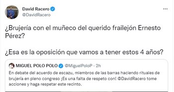 David Racero le respondió a