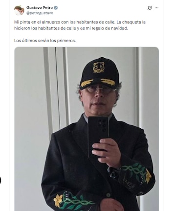 Gustavo Petro mostró su "pinta"