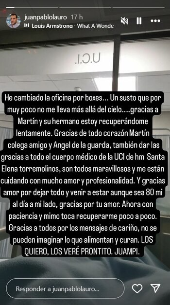 Storie compartida por Juan Pablo