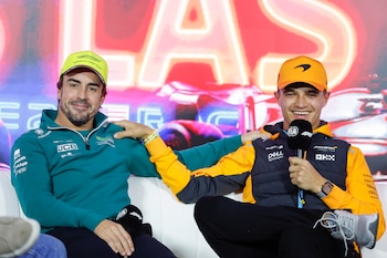 Fernando Alonso y Lando Norris.