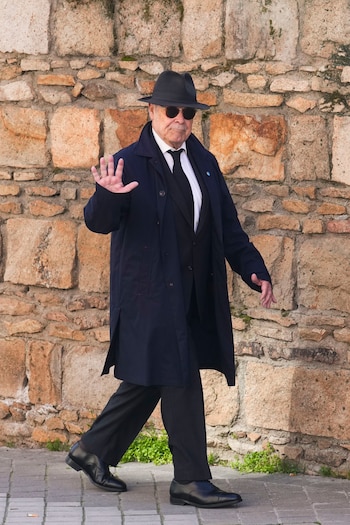 Antonio Resines, en la misa