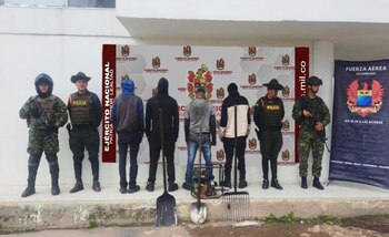 Cuatro personas fueron capturadas en