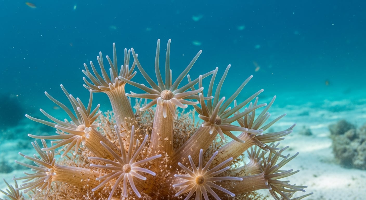 La coordinación motriz en corales blandos sugiere que los mecanismos de movimiento rítmico animal existían antes de la aparición de cerebros complejos (Imagen Ilustrativa Infobae)