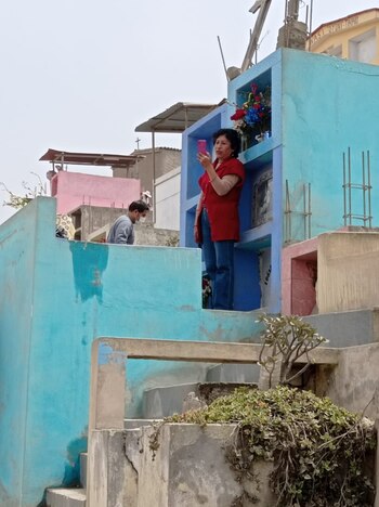 Visitantes aprovechan en hacer videollamadas