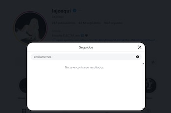 Emilia Mernes respondió al unfollow de La Joaqui y también dejó de seguir a la cantante en redes sociales