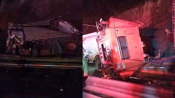 En video: accidente múltiple en