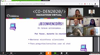 Uno de los hackatones de