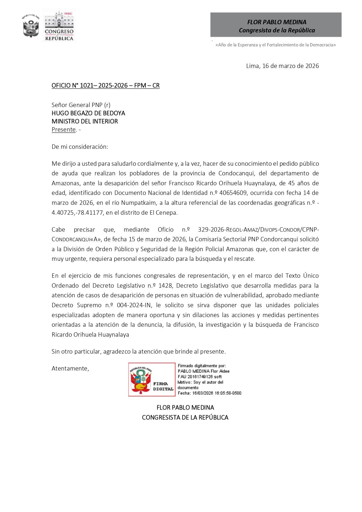 Familiares y comunidad awajún intensifican búsqueda de docente extraviado en Condorcanqui | Foto: Flor Pablo