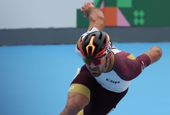 13/10/2026 Patinaje.- Chevi Guzmán, Marcos Arias y Sofía Álvarez suman tres medallas más para España en los World Skate Games.
El velocista español Chevi Guzmán se colgó la medalla de plata en los 500 metros sprint, mientras que Marcos Arias y Sofía Álvarez conquistaron el oro y la plata, respectivamente, en categoría júnior de alpino en línea combinada, elevando a 29 los metales para España en los World Skate Games que se están disputando en Asunción (Paraguay).
SUDAMÉRICA PARAGUAY DEPORTES
PRENSA RFEP