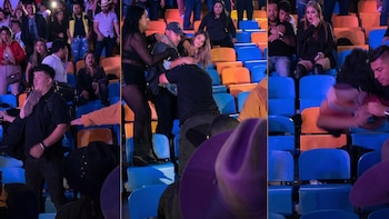 Concierto de Grupo Firme termina