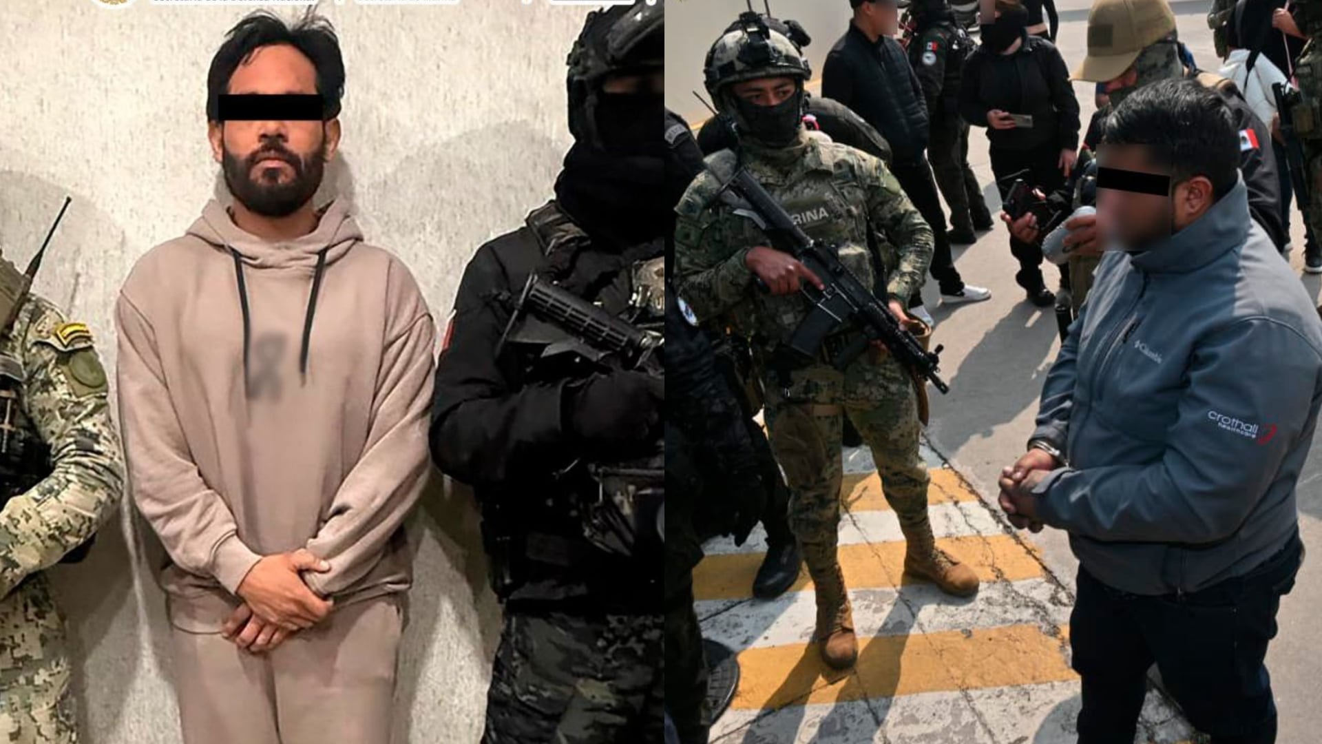 Los cinco presuntos sujetos a las órdenes de