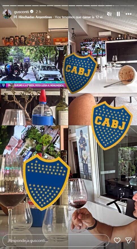 El ritual xeneize: sillón, tele prendida y todo listo para alentar