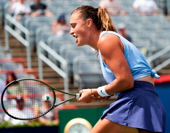 La tenista bielorrusa Aryna Sabalenka.