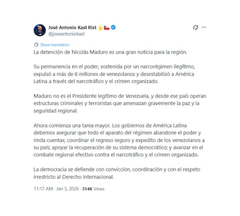 El mensaje de José Antonio